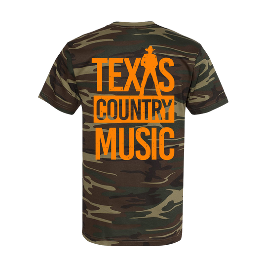 Texas Country Music Camo Tee